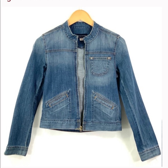 Ag Adriano Goldschmied Jackets & Blazers - AG ADRIANO GOLDSCHMIED The Pilot Denim Jean Jacket